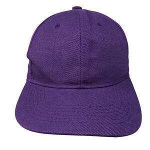 S7 Star Strapback Hat Purple One Size Adjustable Vented Holes 6 Panel Blank